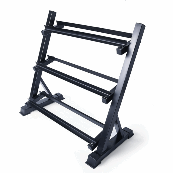 Hex Dumbbell Set 5kg to 30kg & Storage Rack - Image 2