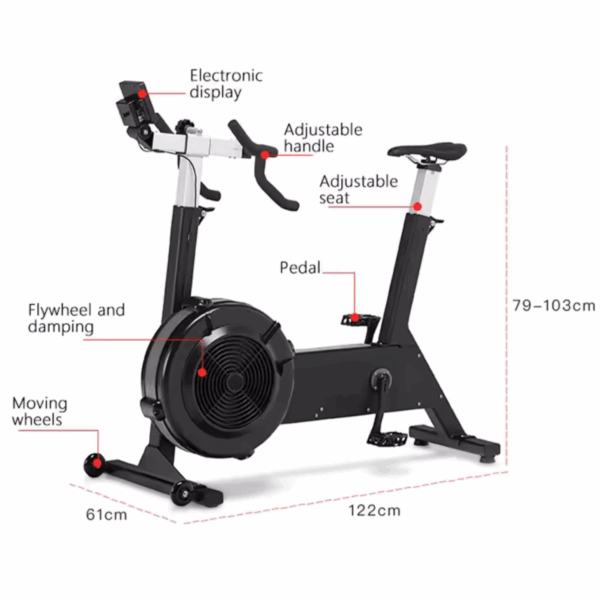 Cardio Pro Hiit Erg Bike - Image 4