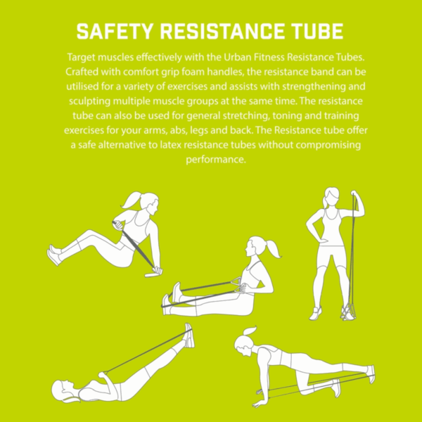 Urban Fitness Safety Resistance Tube - Image 2